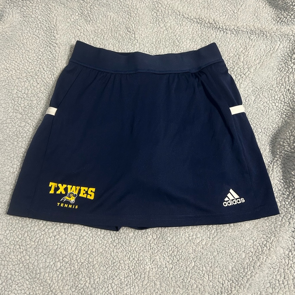 Adidas Navy Texas Wesleyan University Tennis Skirt